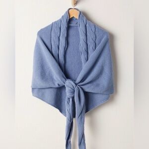NEW! Free People Coastline Cable Knit Scarf Wrap